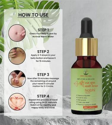 Pure & Natural Nabhi Tailam Oil 60 ml (Pack of 2)