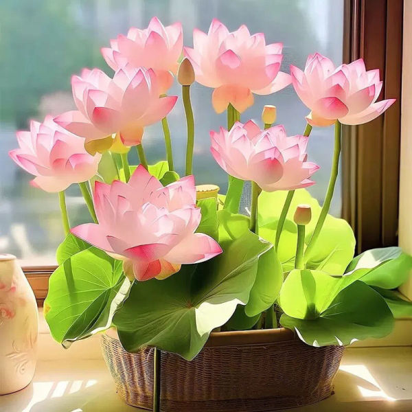 The Sacred Bonsai Bowl Lotus Flower