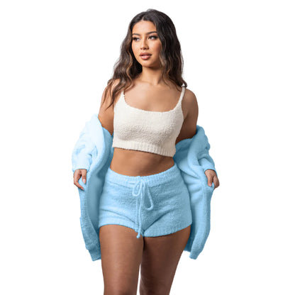 Cosy Pajama 3-Piece Set(Free Size)