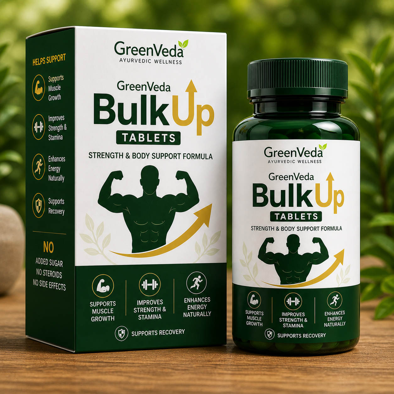 Personality Boost Combo - HeightUp Drops + BulkUp Tablets + BrightUp Cream | 30 DAYS MONEY BACK GURANTEE
