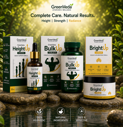 Personality Boost Combo - HeightUp Drops + BulkUp Tablets + BrightUp Cream | 30 DAYS MONEY BACK GURANTEE