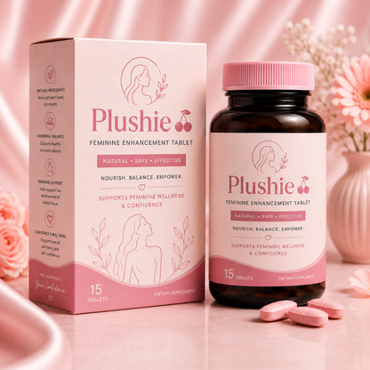 Plushie Breast Enhancement Pills 🍒 + Butt Enhancement Serum 🍑| 30 DAYS MONEY BACK GURANTEE