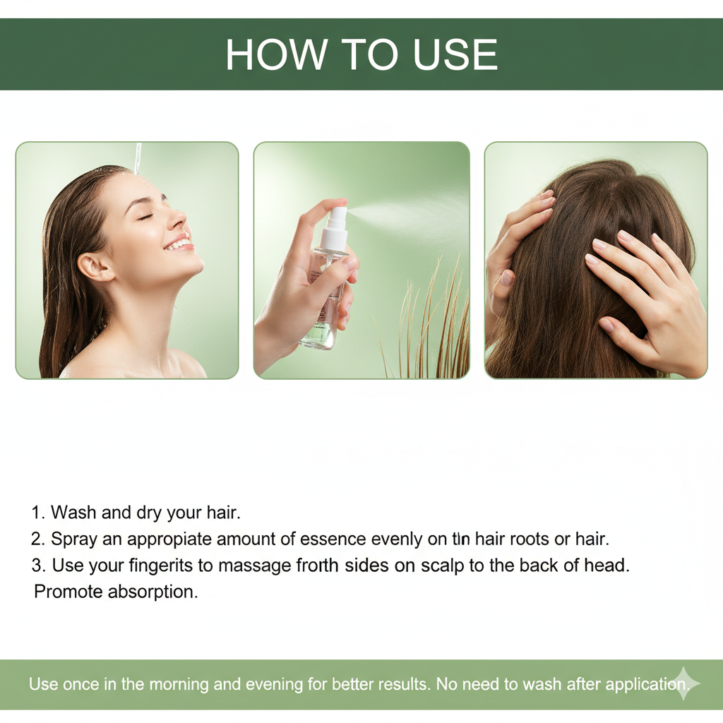 Feg Hair Growth Spray 100% Natural ( BUY 1 GET 1 FREE )