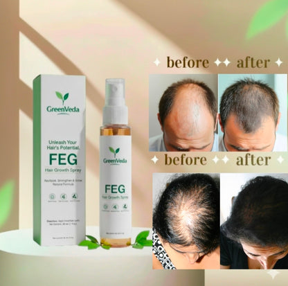 Feg Hair Growth Spray 100% Natural ( BUY 1 GET 1 FREE )