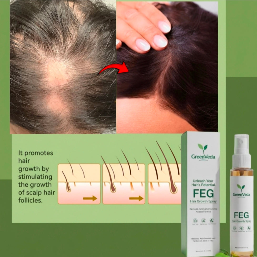 Feg Hair Growth Spray 100% Natural ( BUY 1 GET 1 FREE )