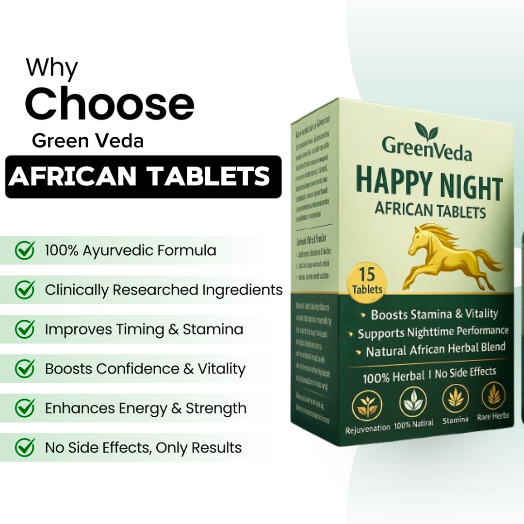 Happy Night African Tablets (BUY 1 GET 1 FREE) 30 Days Money Back Gurantee
